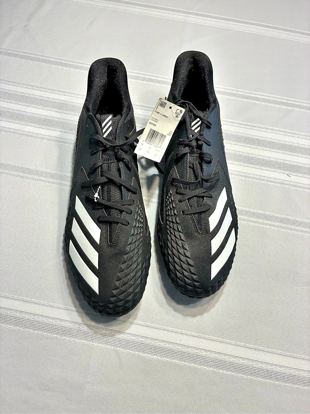 adidas Freak X Carbon Football Cleats Black & White US 16 NWT